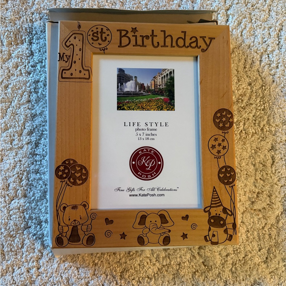My 1st Birthday Brown Photo Frame
